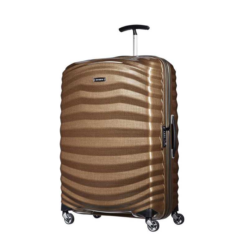 Valise rigide Lite-Shock 75 cm Marron