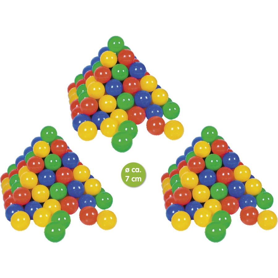knorr toys® Bälle Set ca. Ø7 cm - 300 ballscolorful grün