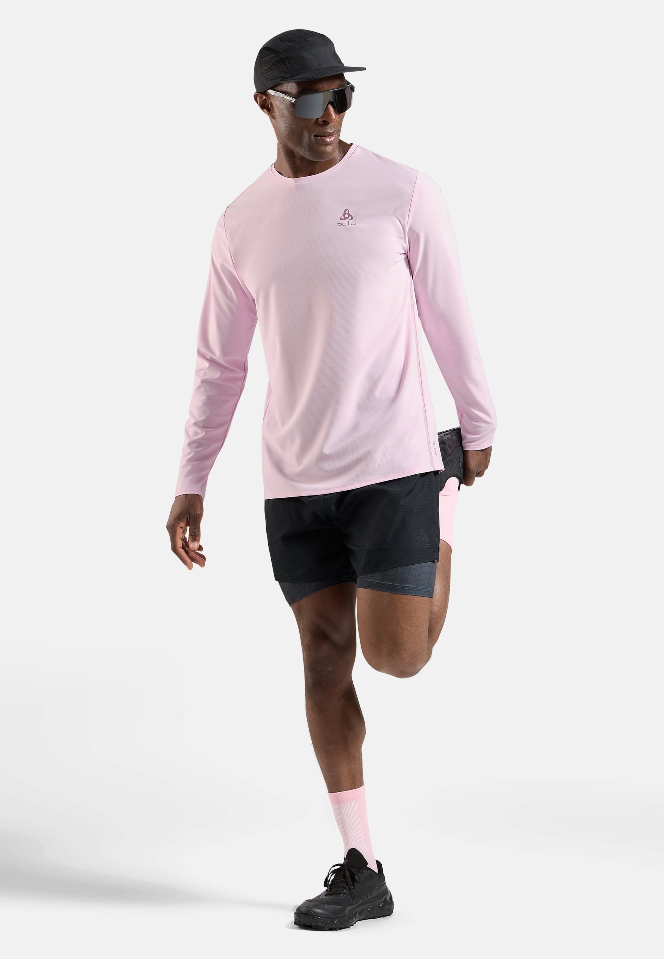 Zeroweight Chill-Tec Langarm-Laufshirt 2.0 in Hyper Pink