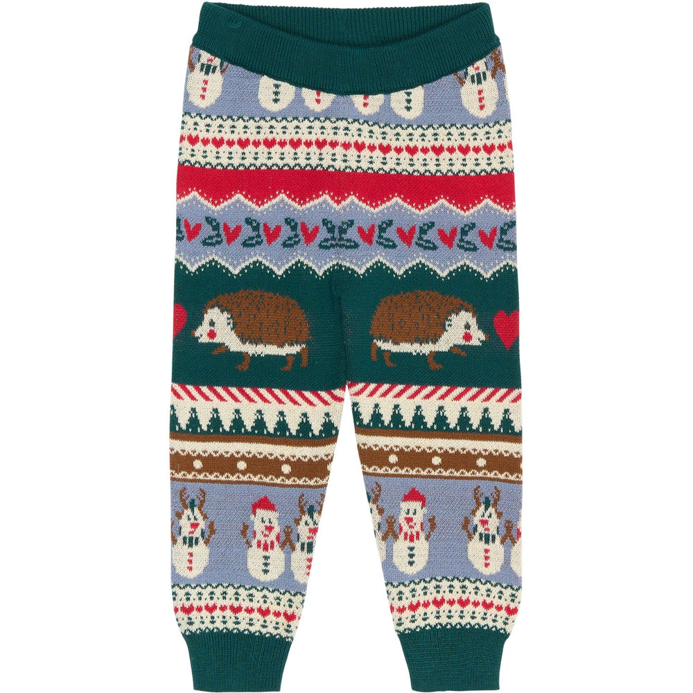 Køb THE NEW Siblings Multi Colour Holiday Jacquard Bukser