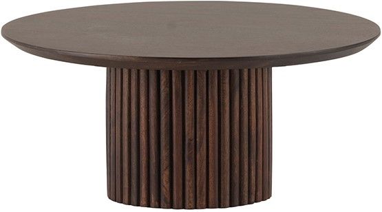 Salontafel Brown Walnut Congo ⌀90  x H40 cm