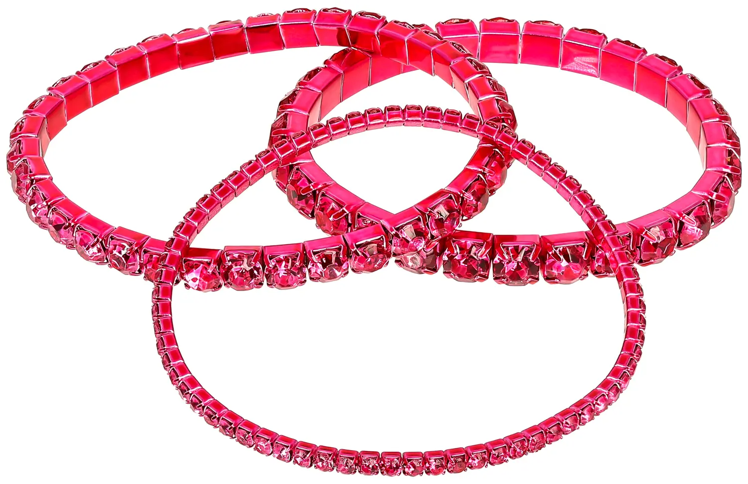 Armband-Set - Sparkling Fuchsia