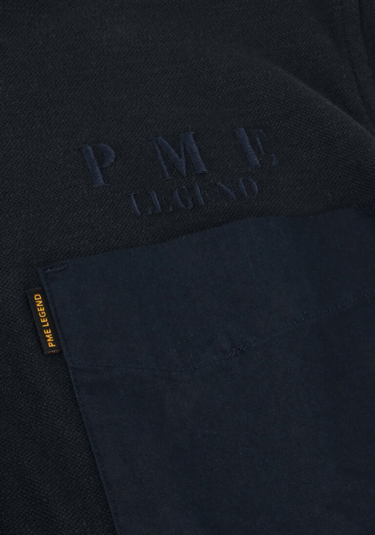 PME LEGEND blauwe pme legend polo short sleeve shirt ctn jersey slub abate