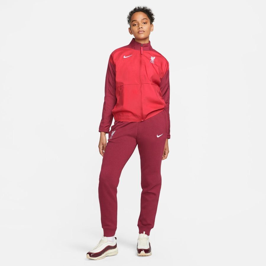 Liverpool Veste d'Entraînement Dri-FIT Anthem - Rouge/Bordeaux/Blanc Femme