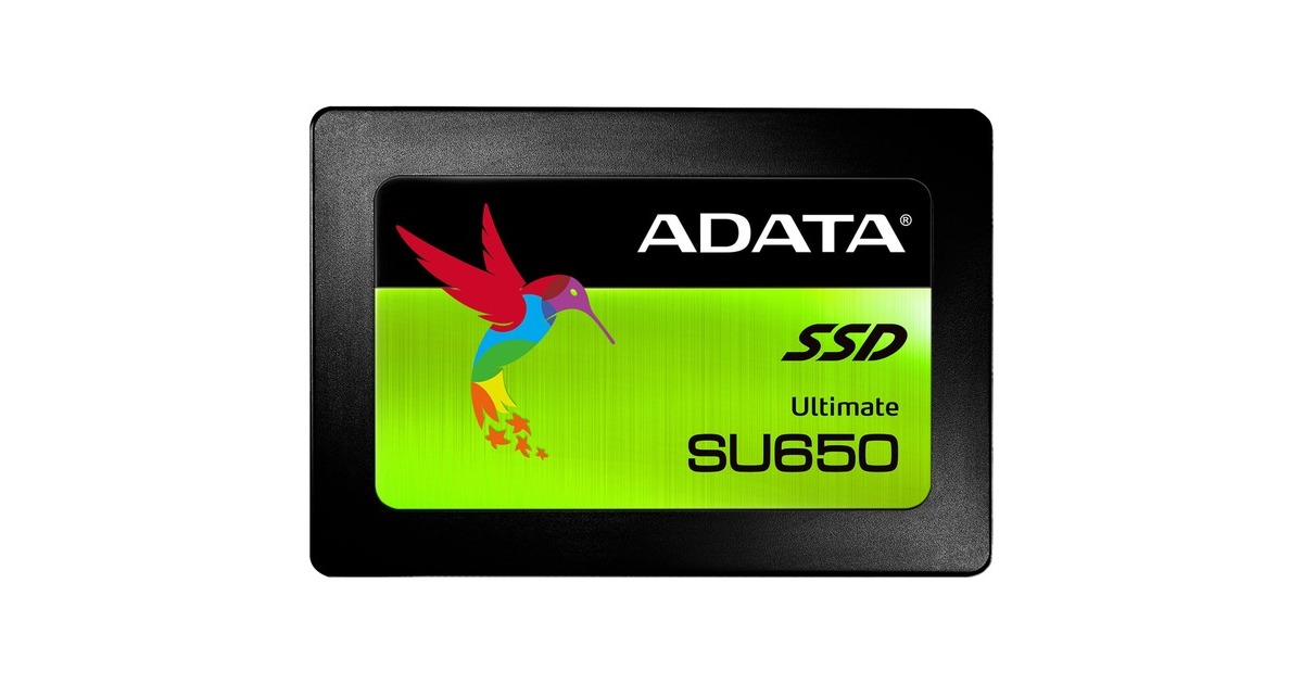 ADATAUltimate SU650, 240 GB SSD  (Zwart, SATA 600, ASU650SS-240GT-R)