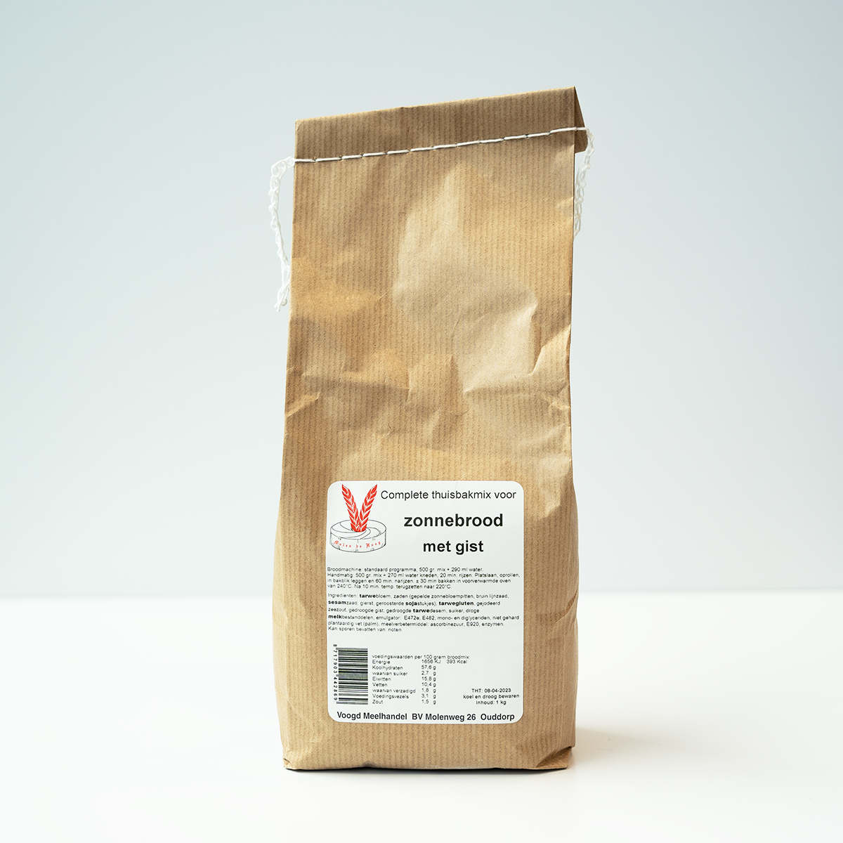 Zonnebrood met gist 1000 gram