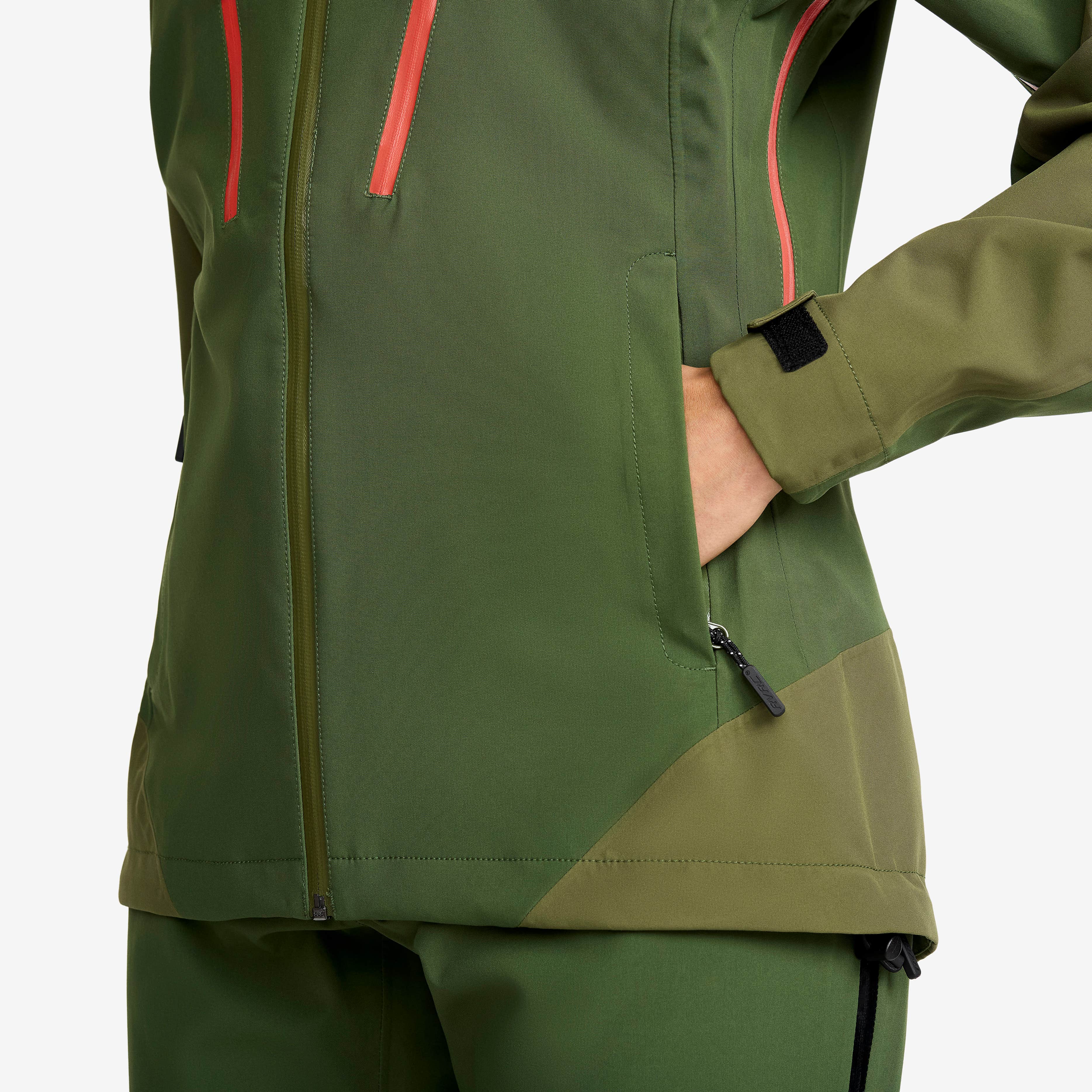 Silence Proshell 3L Jacket Dame Cypress/Black Forest
