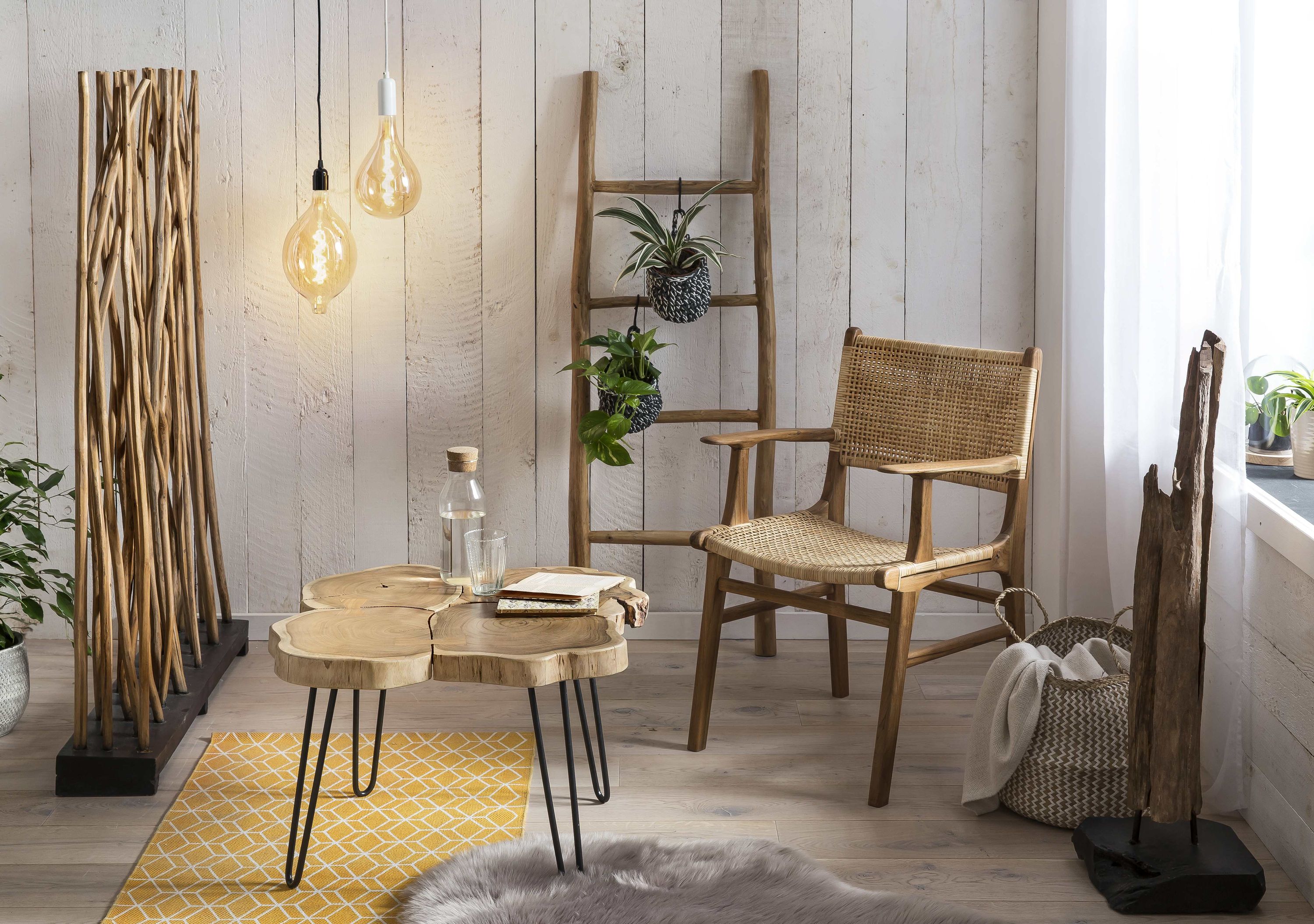 Armlehnstuhl Teakholz Essstuhl Küchenstuhl Wohnzimmer Küche Esszimmer Stuhl