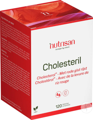 Nutrisan Cholesteril Avec De La Levure De Riz Rouge 120 Comprimés