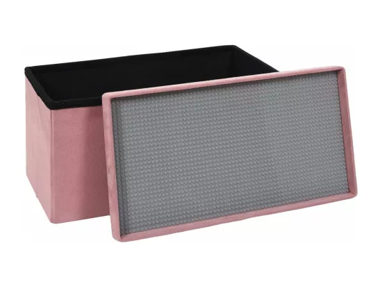 Coffre Banc Pliable Compatible Brique Rose M2