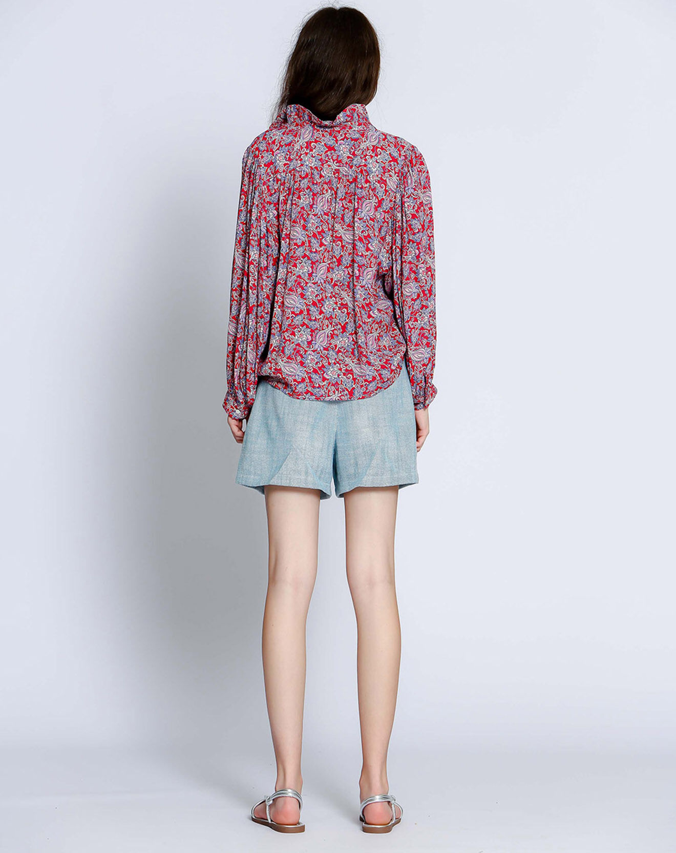 See u Soon Blouse Lea rouge