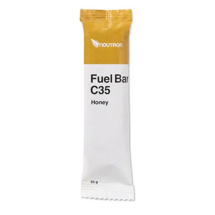 Noutron Unisex Energi-barer Fuel Bar Honey Hvid