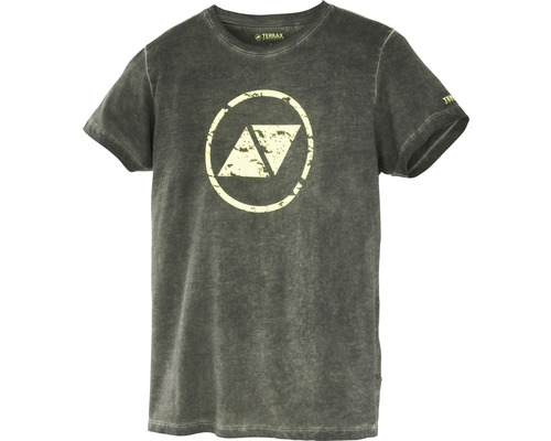 Kort mouwen shirt TERRAX grijs maat S