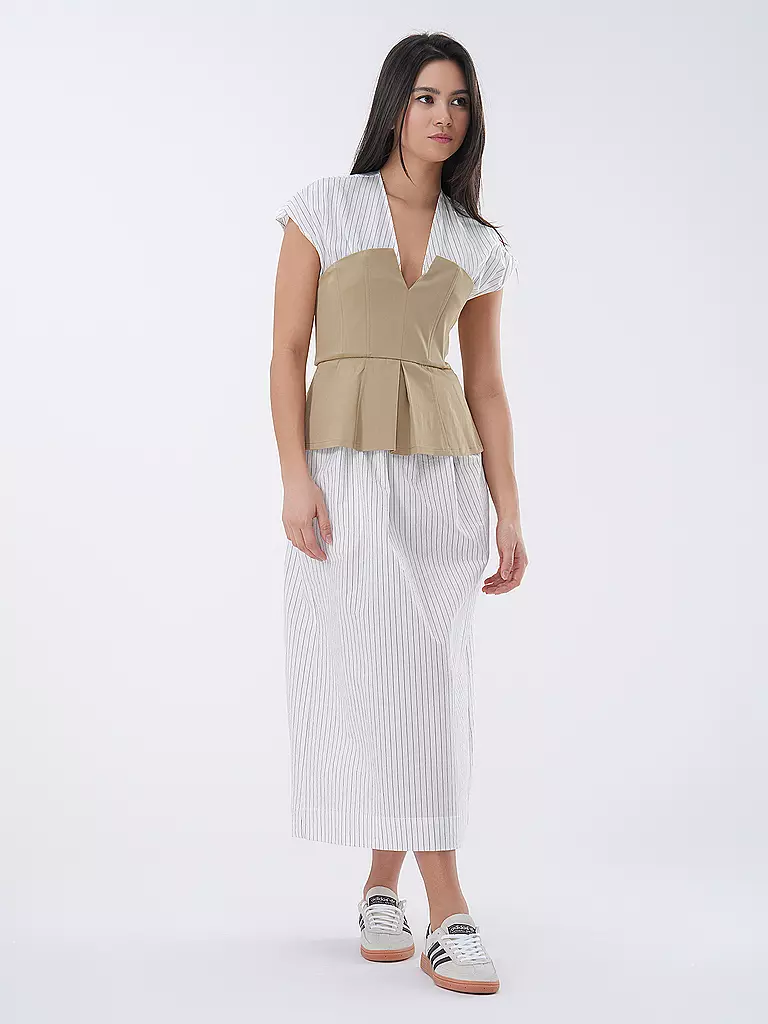 TELA Midikleid ARDESIA beige