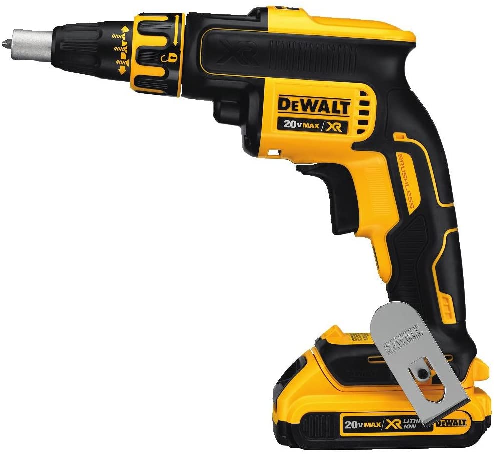 Kit de parafusadeira e chave de impacto para drywall DEWALT 20V MAX XR, 2,0 amperes-hora (DCK267D2)