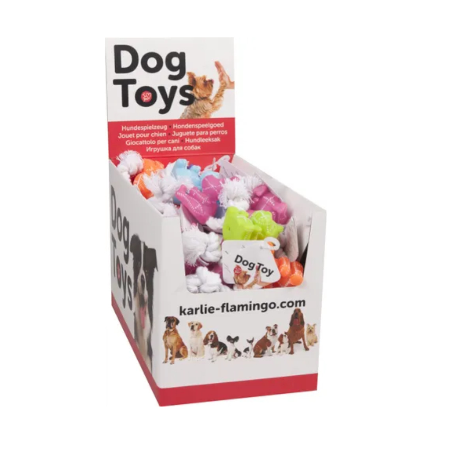 Brinquedo para cães Flamingo Karlie Green Lion com corda