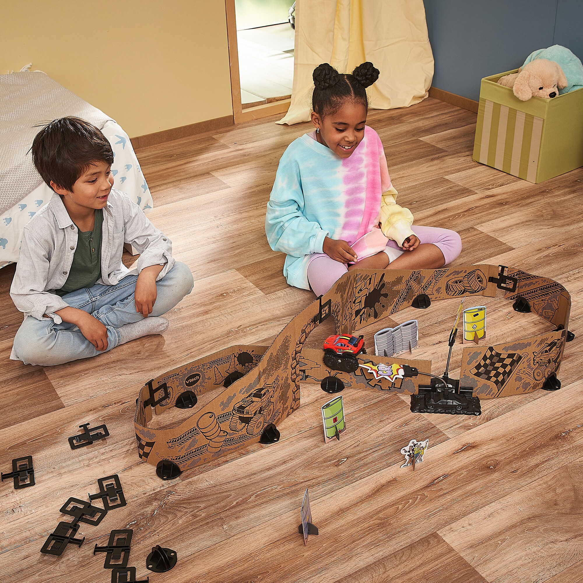 Vtech Bahn Car-Board Racers - Monster-Adventure Set