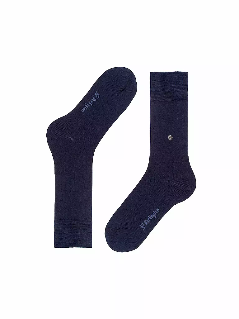 BURLINGTON Damen Socken EVERYDAY 2-er Pkg. 36-41 marine blau