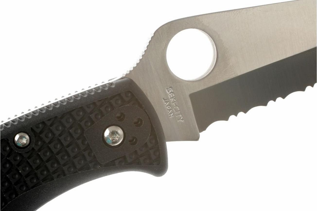 Spyderco Endura 4 C10PSBK partly serrated zakmes