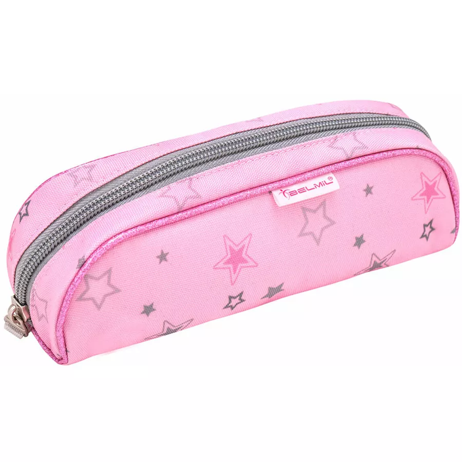 Belmil Schulranzen Mini Fit Schulranzen Set 5-teilig mit Brustgurt Ballet Light Pink