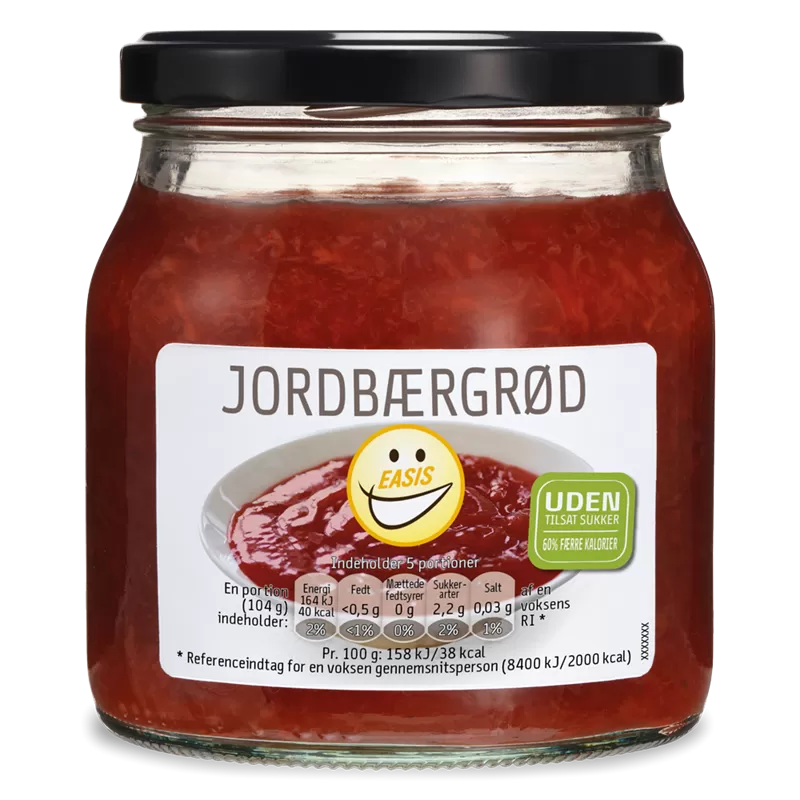 Easis Jordbærgrød - 520 g