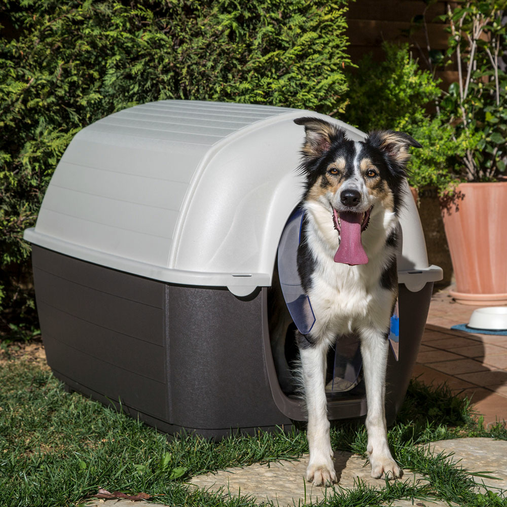 Porte en plastique pour niche chien chiens ferplast kenny door