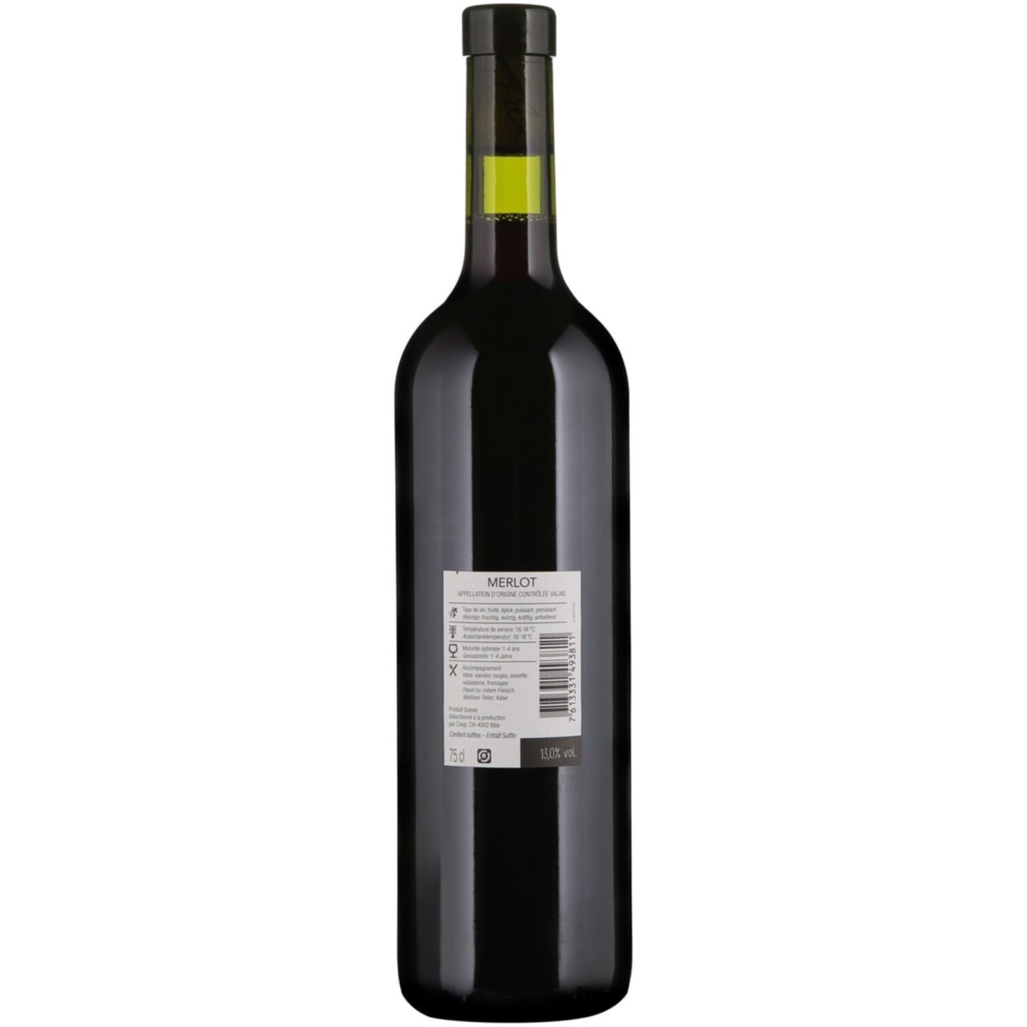 Valais AOC Merlot Bibacchus -75cl