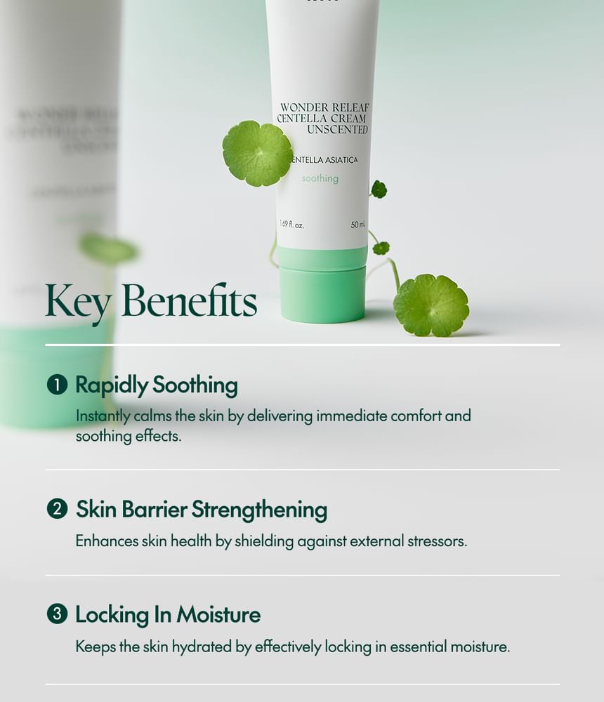 Purito SEOUL - Wonder Releaf Centella Cream ongeparfumeerd
