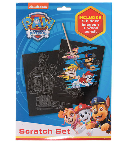 Paw Patrol Kreas?t - Scratch set m. Pencil