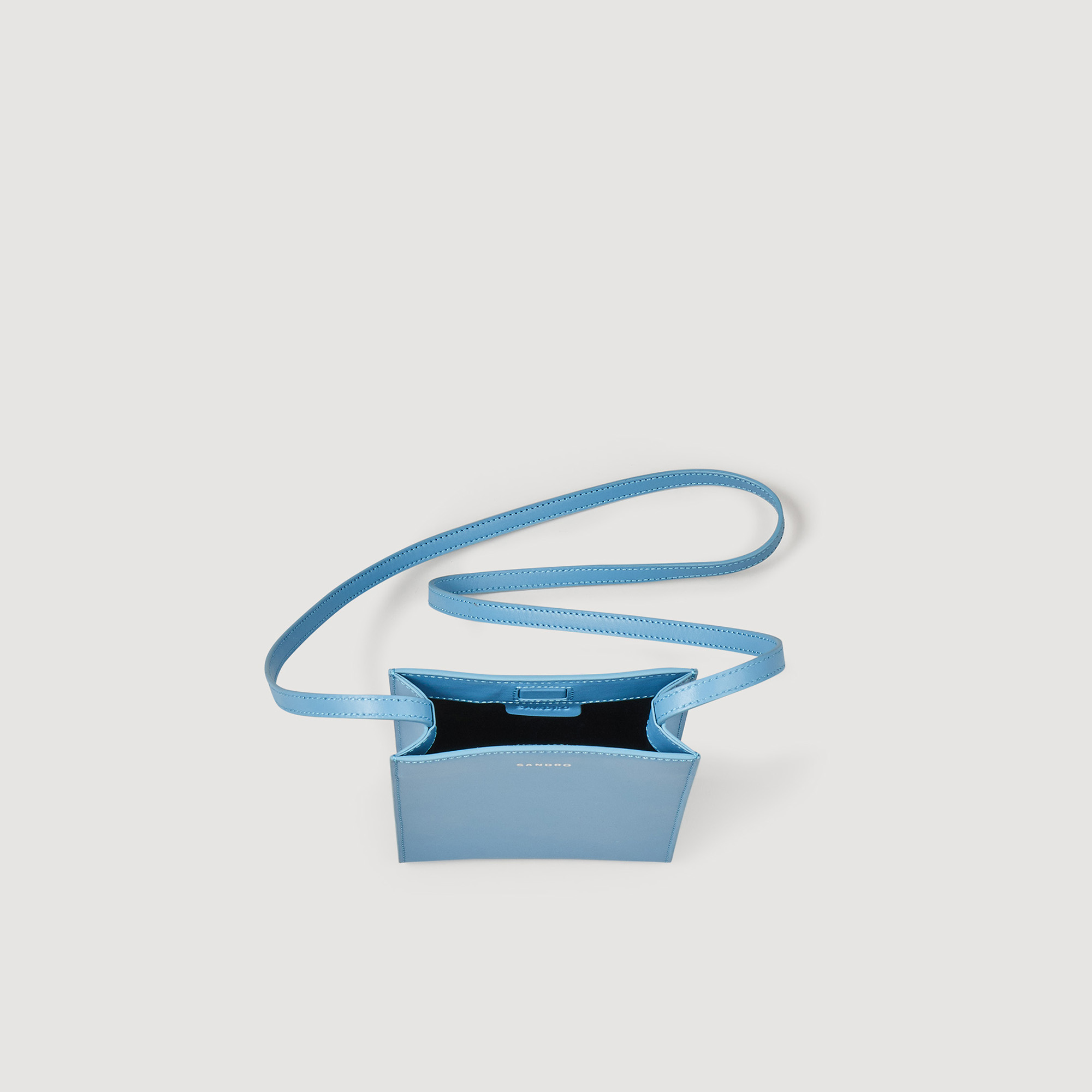Petit sac en cuir lisse