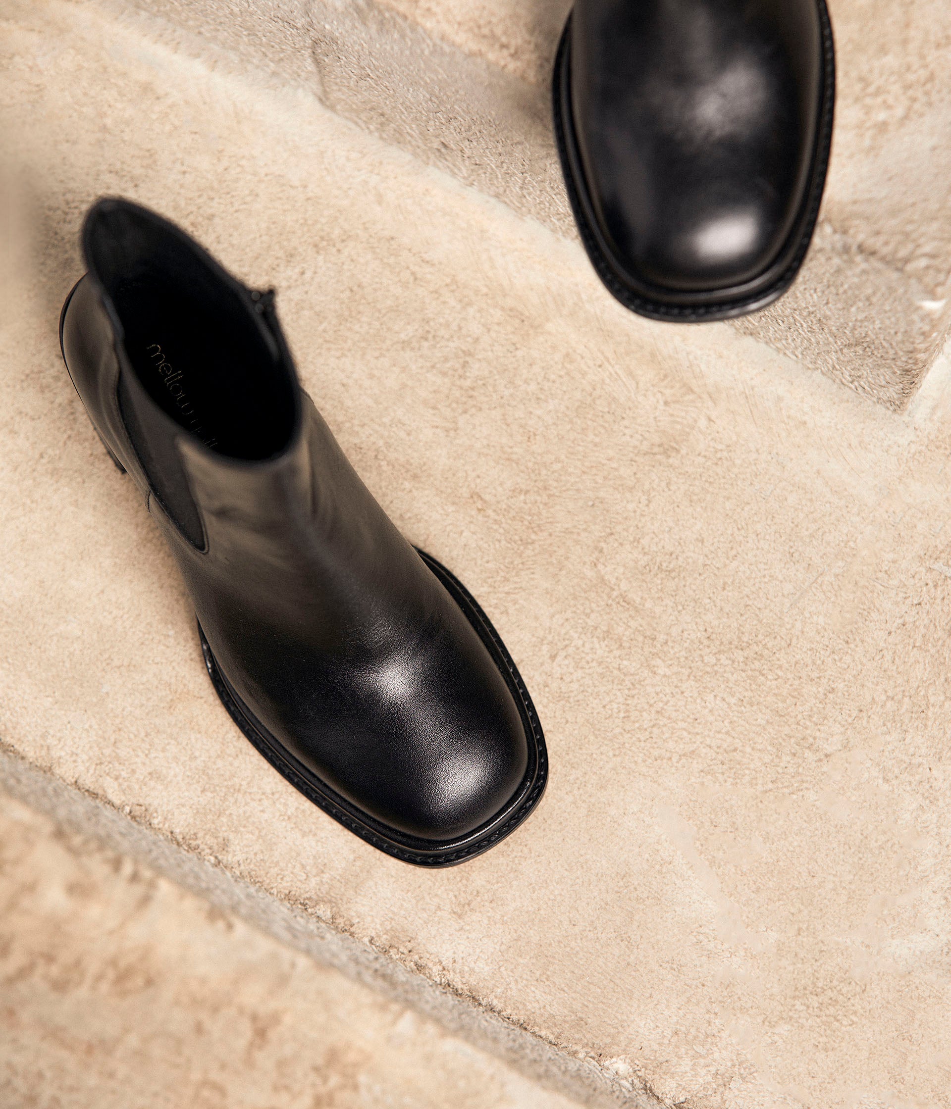 Boots noir talon Beverly