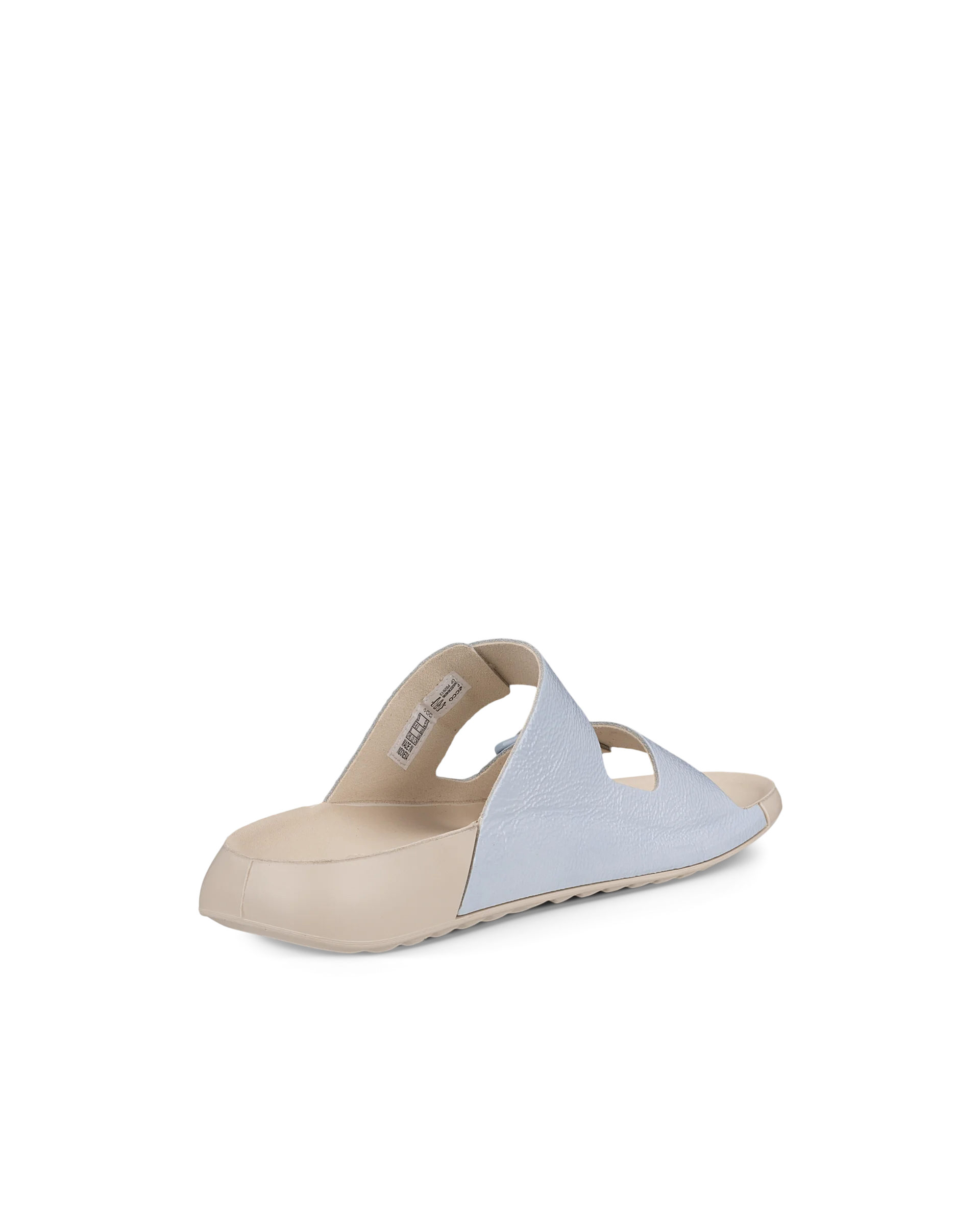 ECCO COZMO W Damen Ledersandale mit zwei Riemen Blau