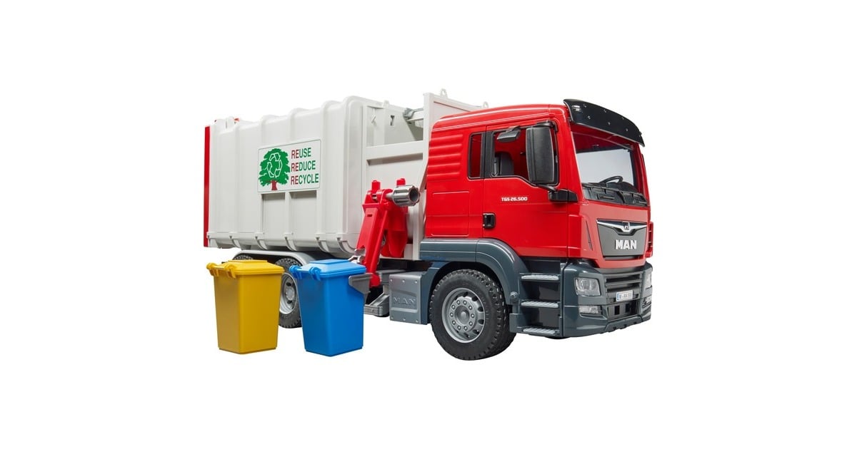 bruderMAN TGS vuilniswagen zijlader Modelvoertuig  (03761)