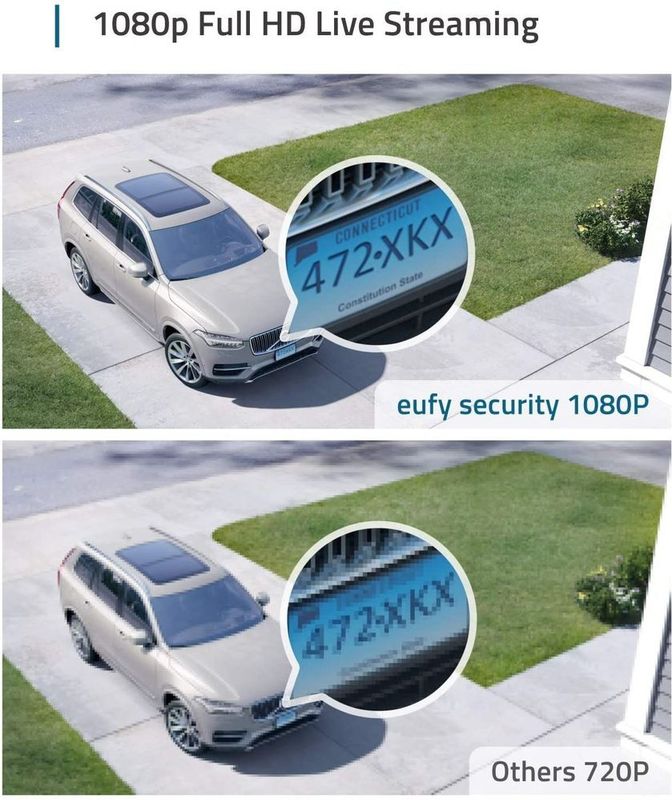Eufy - eufyCam 2C - Draadloze Bewakingscamera - 1080p HD - 180 Dagen Accuduur - IP67 Weerbestendig