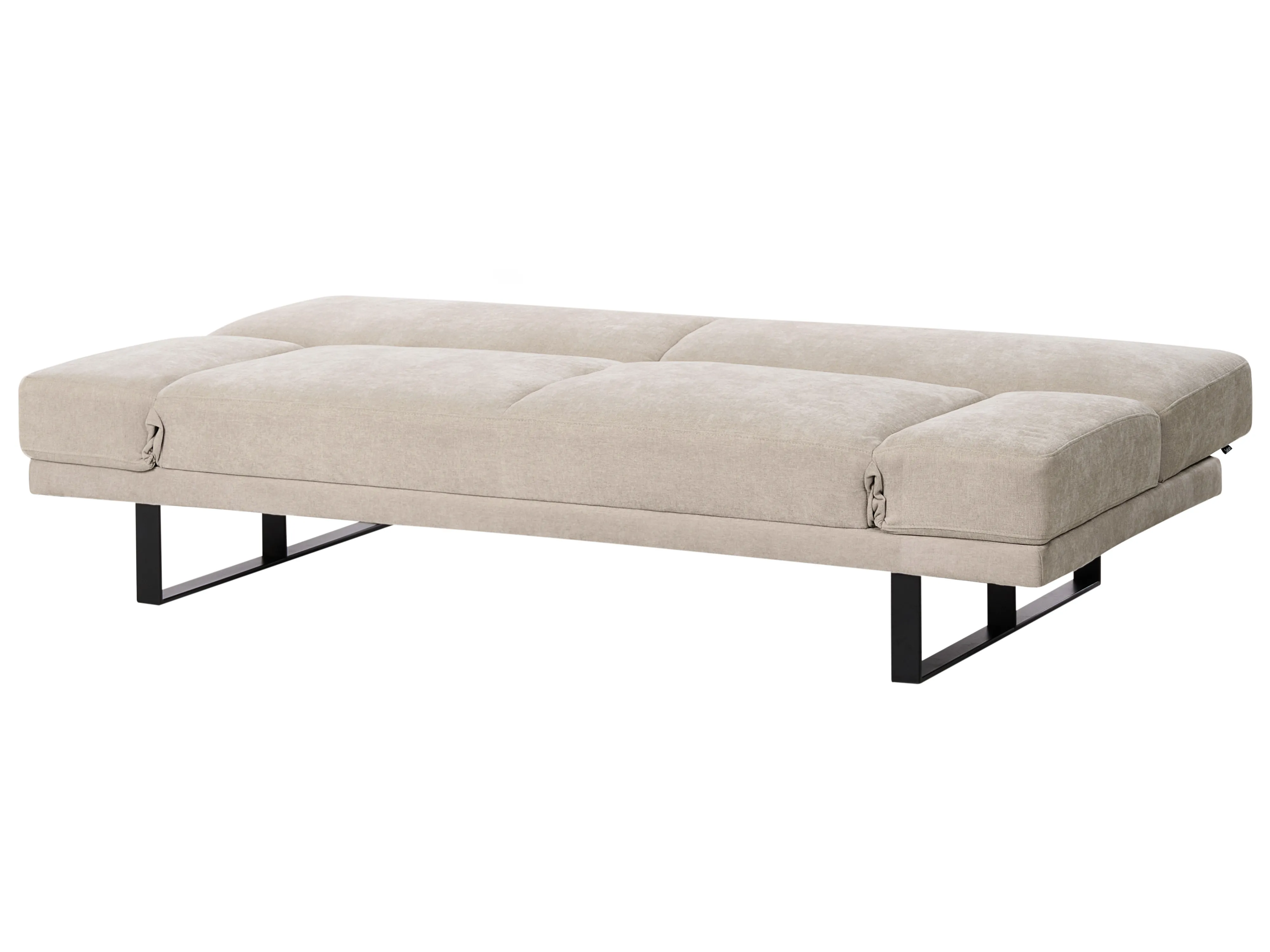 Slaapbank 2-zits YORK Chenille Lichtbeige