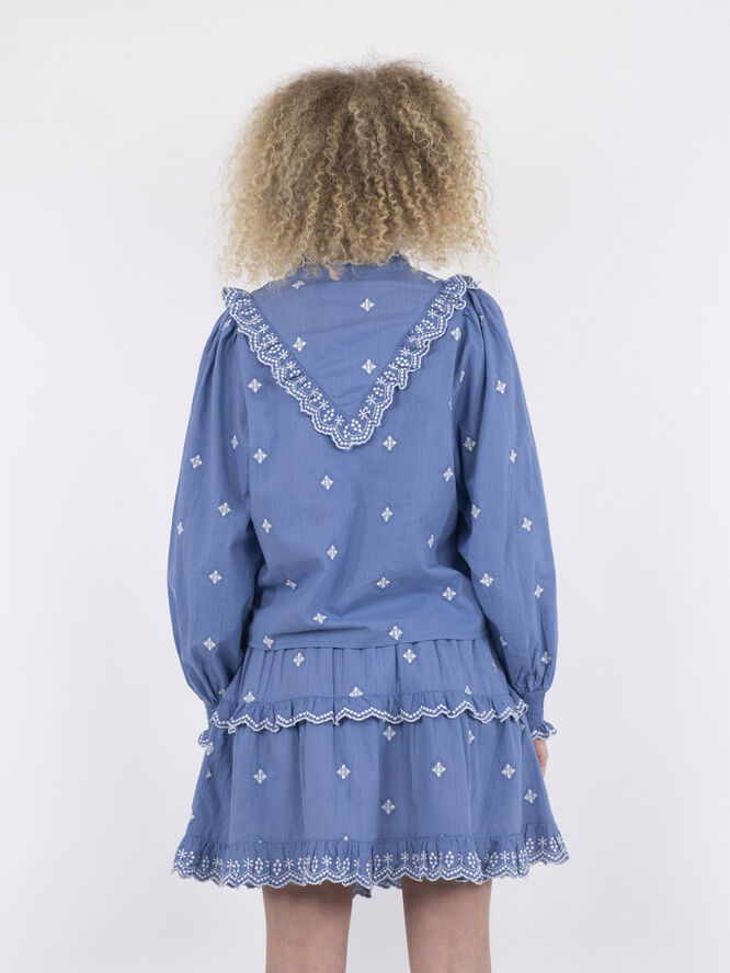 Neo Noir Degas Blouse Dusty blue