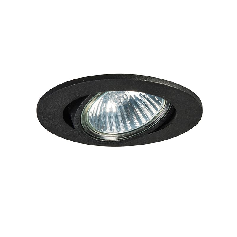 Smart inbouwspot zwart kantelbaar incl. Wifi GU10 - Cisco