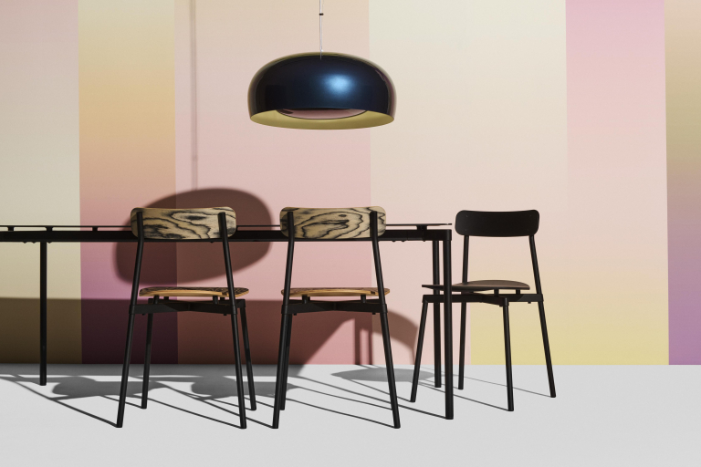 Petite Friture Fromme Wood eetkamerstoel Black
