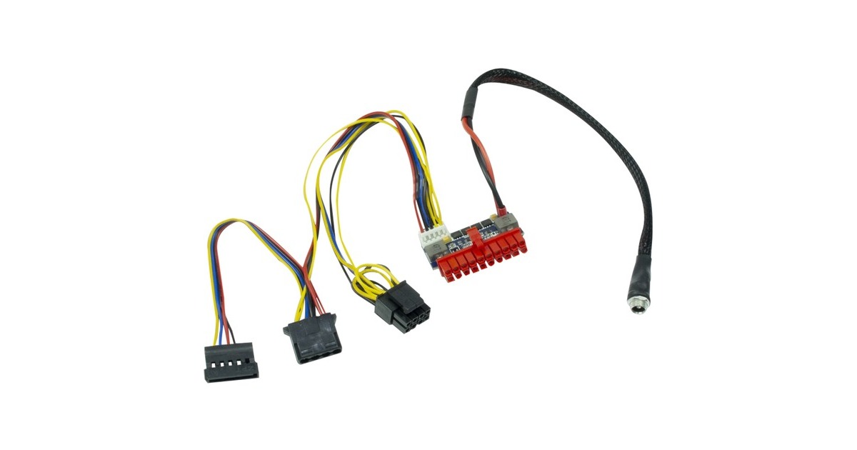 Inter-TechMINI-ITX PSU 120W REV. 2 adapter  (ondersteunt voedingen tot 120W)