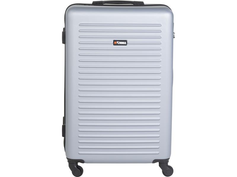FTM Reisekofferset World Superb 3-teilig, Silbergrau Drei Trolleys unterschiedlicher Grösse