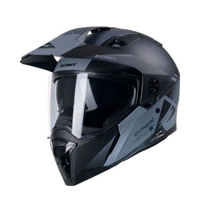 Casque Kenny EXTREME - GRAPHIC - Gris / Noir