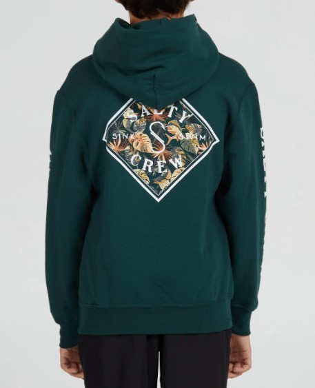 Salty Crew Tippet Shores Fill Fleece Youth Alpine Green