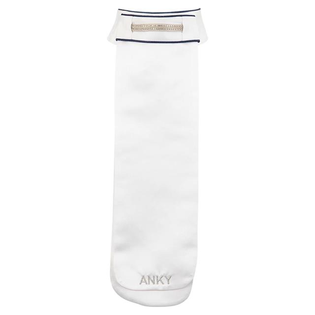 Plastron ANKY Multi-Fit Wit-donkerblauw