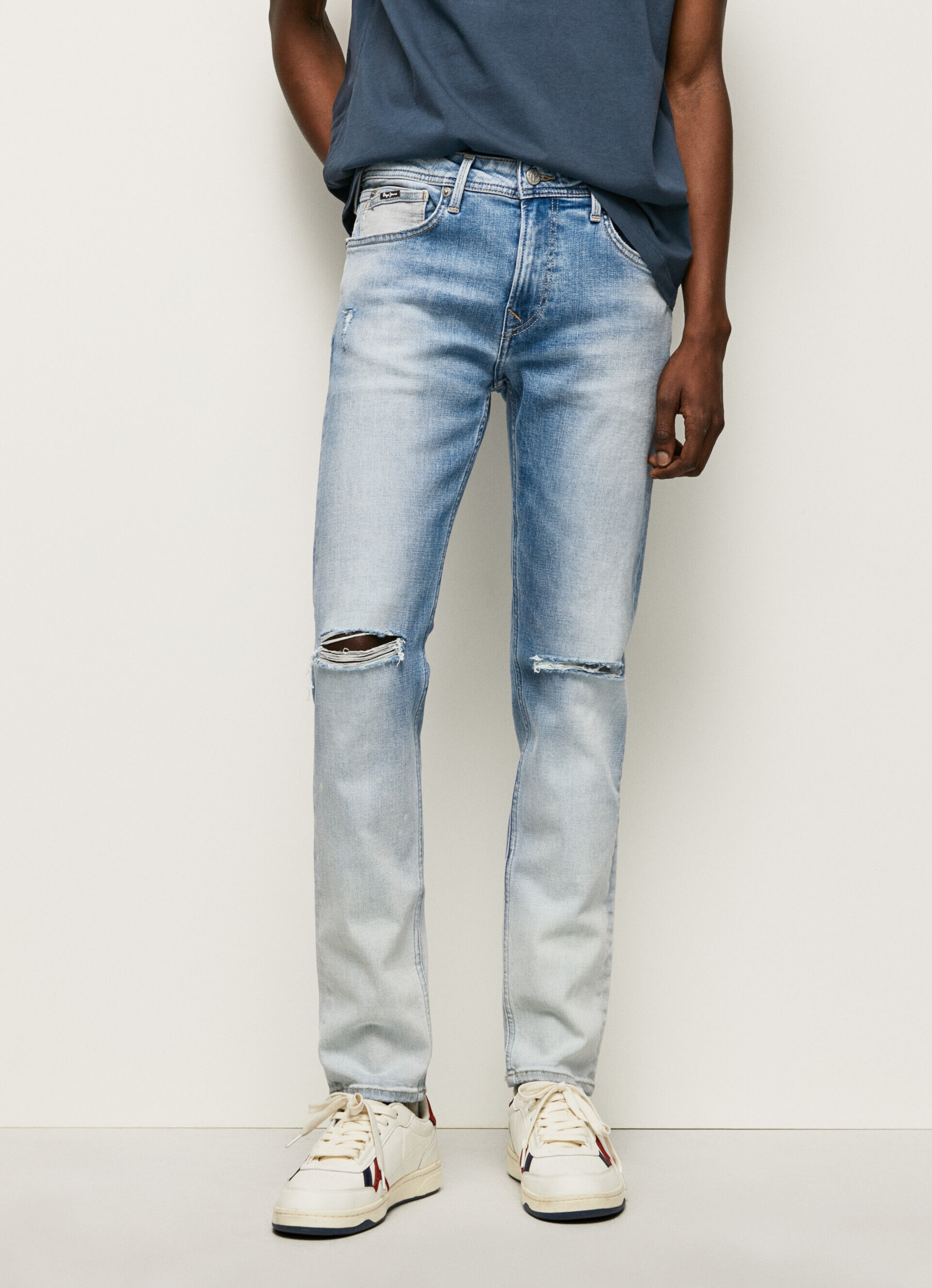 Calça jeans Hatch Regular Slim de cintura média - jeans