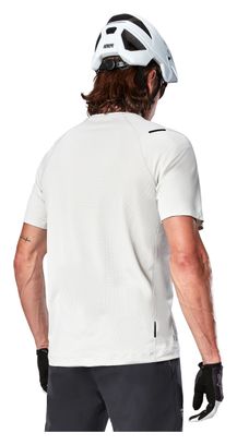 Maillot Manches Courtes Alpinestars A-Aria Astar Blanc
