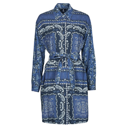 Liu Jo - ABITO CAMICIA DEN.BLUE PRINTS WASH - BLEU