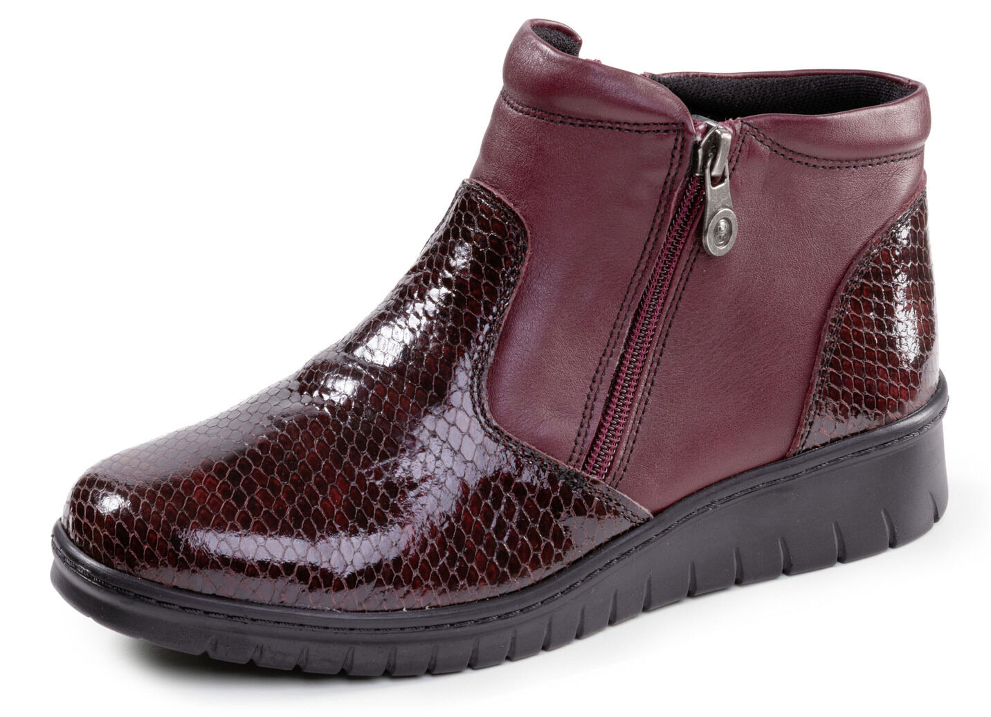 ELENA EDEN, komfortable Damen-Boots, Weite H, mit herausnehmbarem Fussbett