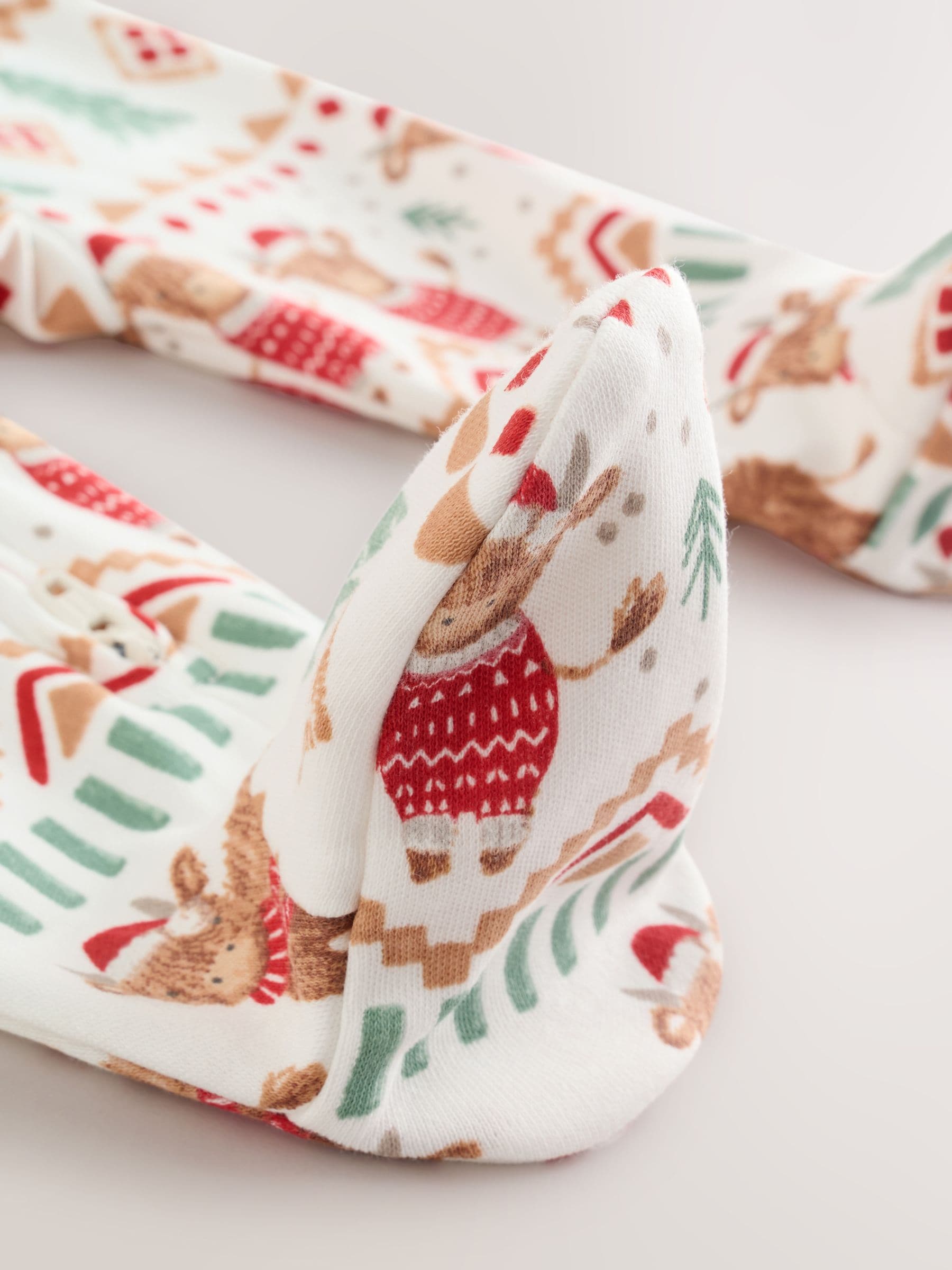 Ecru - Baby kerst Hamish-slaappak (0mnd -3jr)