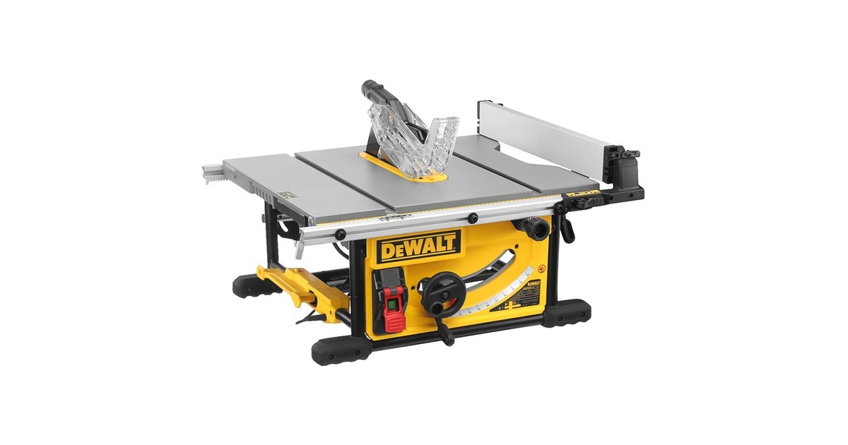 DEWALTDWE7492-QS Tafelzaag 250mm  tafelcirkelzaag  (Geel/zwart, 2.000 Watt)