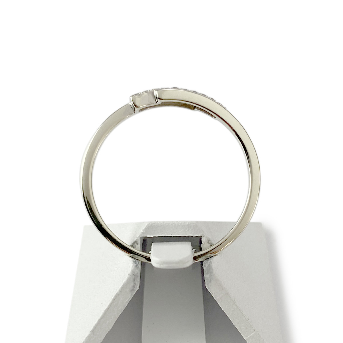 Bague d'occasion or 375 blanc diamants